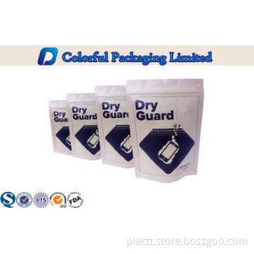 Matte Colorful Printing Kraft Paper Stand Up Pouch With Moi